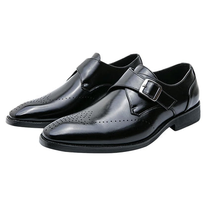 Monk Strap en cuir de veau.