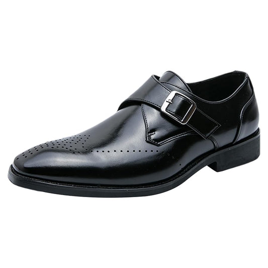 Monk Strap en cuir de veau.
