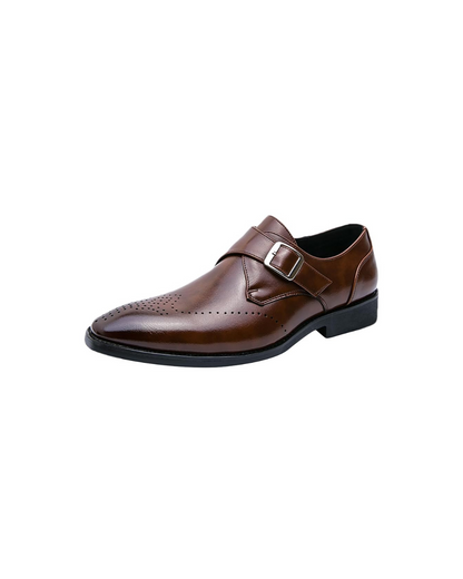 Monk Strap en cuir de veau.