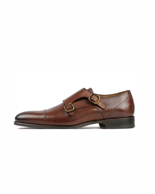 Monk Strap Élite Veau Tan