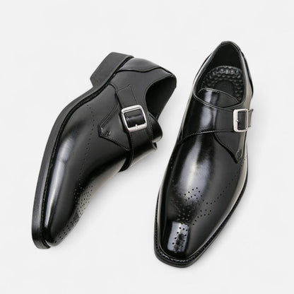 Monk Strap en cuir de veau.