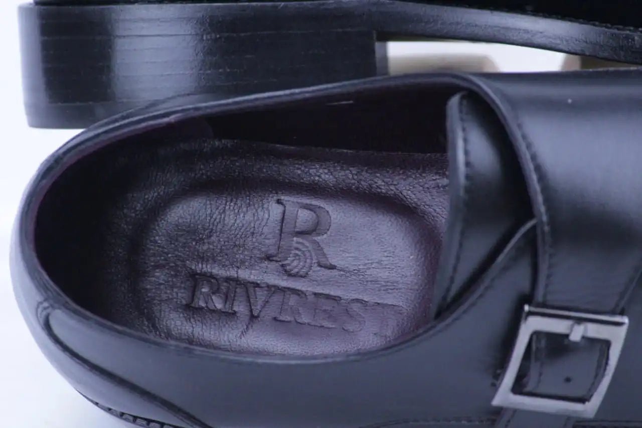 Monk Strap en cuir de veau lisse - RIVREST