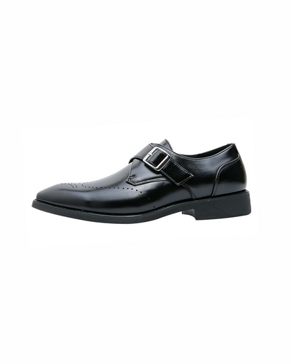 Monk Strap en cuir de veau.
